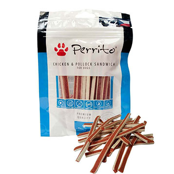 Perrito Chicken Pollock Sandwich